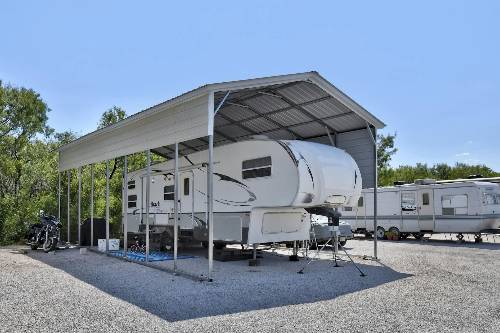 David's RV Park covered RV spaces